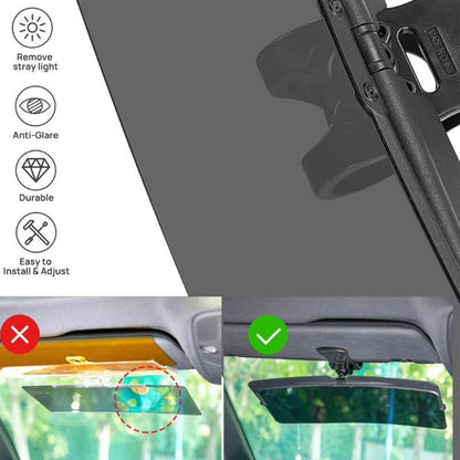 Polarized Car Visor ~ Block glare and drive comfortably in any weather~