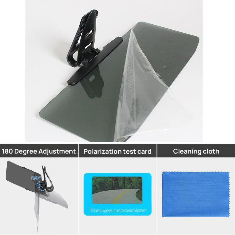 Polarized Car Visor ~ Block glare and drive comfortably in any weather~
